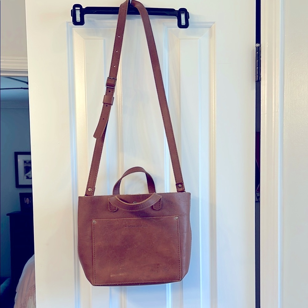Portland Leather Rich Tan Tote